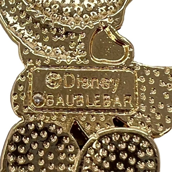 Disney x Baublebar Minnie Mouse Birthday Earrings Enamel Gold Plated New NWT - Picture 4 of 7